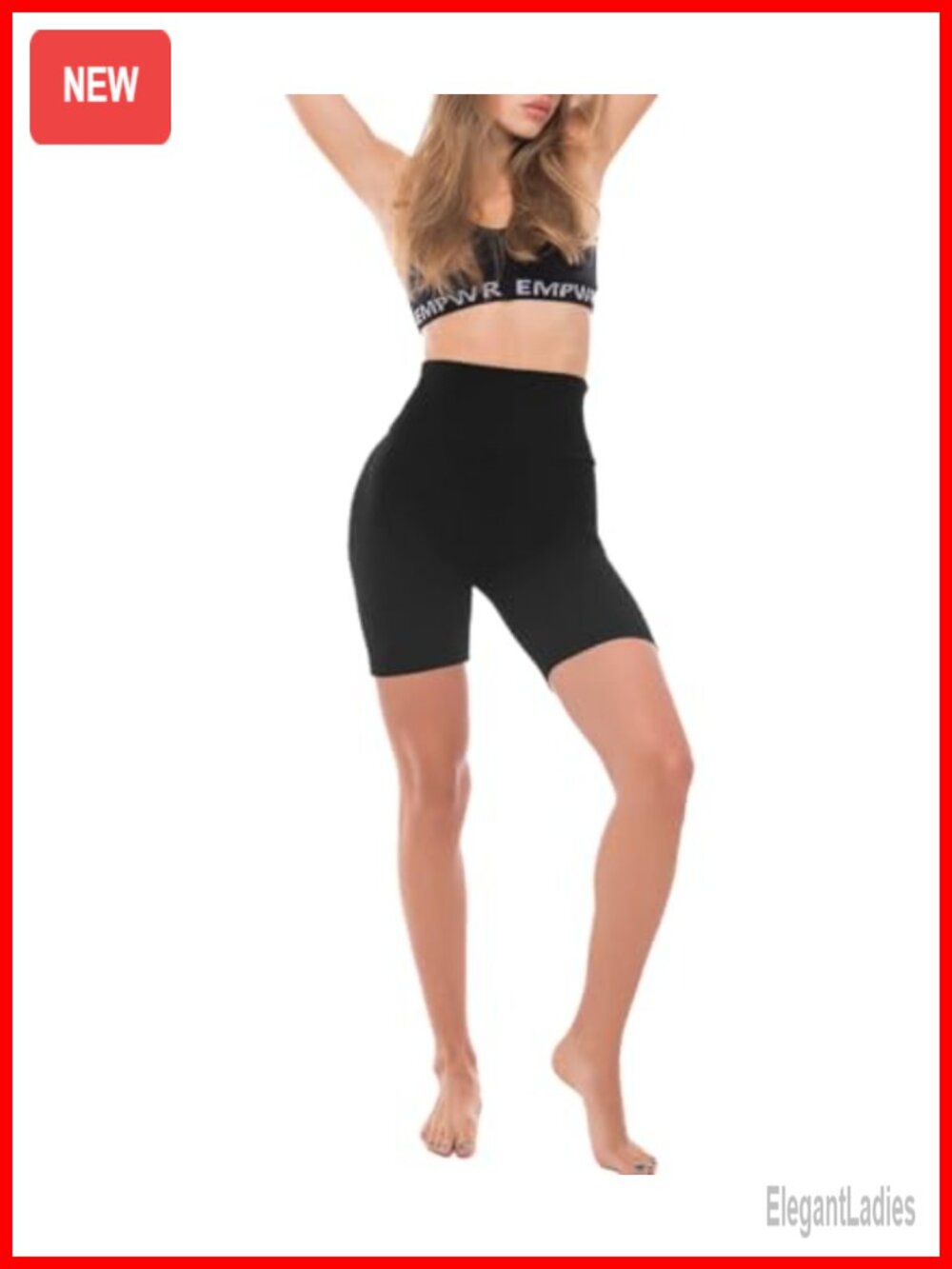 2 Pack High Waisted Biker Shorts for Women Non See-Through Spandex Workout - Picture 4 of 6
